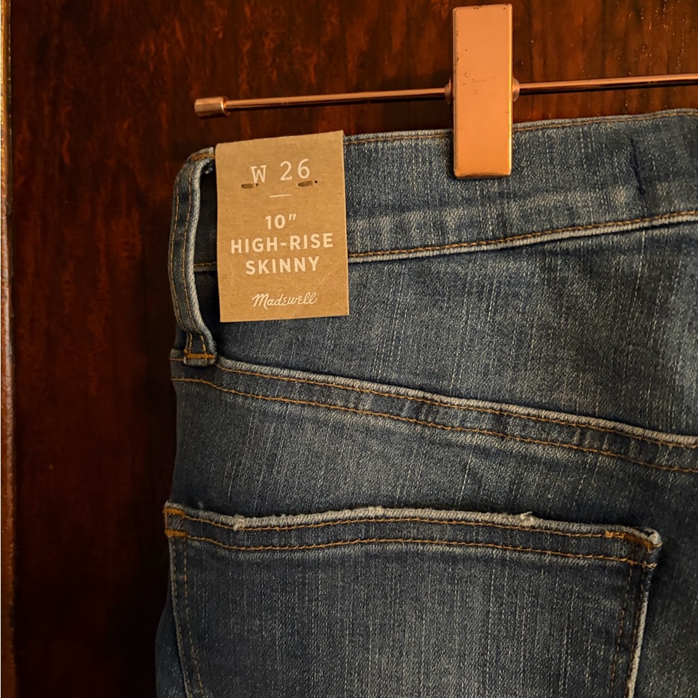 Madewell High Rise Distressed Denim Jeans - Picture 6 of 6